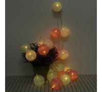 Garden Party Lighting Cotton Ball String Lights Luce Decorativa Luci Stringa
