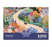 Garden Path Cat Walk Cartone Affidabile Perfetto Per Migliorare Pazienza, Concentrazione E Capacità Cognitive Generali 70x50cm/1000pcs