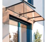 Garden Pensilina da Esterno,Pensilina Copriporta,Tenda da Veranda con Protezione Uv al 99%,Tettoia per Veranda Esterna Resistente Agli Urti Fino a 200 Kg,Facile da Montare (50x220cm/20"x87")