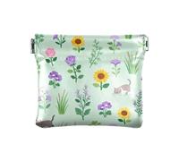 Garden Pets - Portamonete da donna in pelle, comodo mini portamonete per donne, ragazzi e ragazze