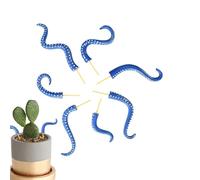 Garden Plant Support Stakes, Octopus Tentacle Decorative Design, Glow In The Dark Feature, Great For Climbing Vines Potted Lawn Yard Outdoor Indoor Home Halloween Decor