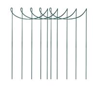 Garden Plant Support Stems - Climbing Metal Training Rods Greenhouse | Plant Support Cage | Heavy Duty Metal Stems Climbing Rods | Flower Cages Plants Supports | For Beans Bonsai Orchid Peony Wind