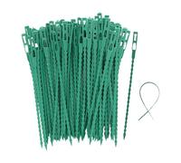 Garden Plant Ties - Adjustable Trellis Fastening Clips, Flexible Reusable Support Wire for Climbing Vine Tomato Flower Vegetables, 50 Pieces Twist Gardening Accessories | Indoor Outdoor Greenhouse