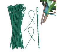 Garden Plant Ties - PE Assorted Lengths 11,5-40 cm | Twist Ties, Vine Tie For Trellis Plant Support With Flexible Reusable Design | 50 pz Gardening Tie For Climbing Plants Vines Corde Outdoor Use