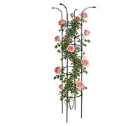 Garden Plant Trellis - 1.1cm Garden Umbrella Trellis Support Cage | Rustproof Stainless Steel Plant Support Frame | Vertical Climbing Vine Tower For Roses, Cucumber, Dragon Fruit