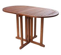 Garden Pleasure Balkontisch Baltimore klappbar geölt Tavoli da Patio, Legno, Marrone