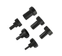 Garden Plumbing 1/2" 3/4" 1" 1.25" 1.5" 2" Pipe Connection IBC Tank S60 Coarse Thread Tap Replacement Connector Tank Cover Supply 5Pcs (Color :) Plumbing Fittings