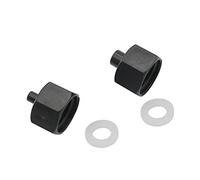 Garden Plumbing 50 Pcs 1/2" Female Thread to Inside/Outside Diameter 6mm Connector Garden Water Irrigation Nozzles Sprinkler Accessories (Color : Outer Diameter 6mm) Plumbing Fittings