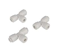 Garden Plumbing 50 Pcs 1/4" T-Type Three-Way Connectors 4/7mm Hose Quick Connector Pure Water Purifier Garden Water Home Irrigation Accessories (Diameter : 6mm)