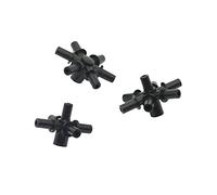 Garden Plumbing 6mm Interface Multiple Joints Cross-Connect Connector Five-Way Six-Way Seven-Way Garden Irrigation Hose Diverter 100 Pieces (Color : Purple) Plumbing Fittings