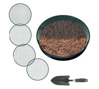 Garden Pot Mixing Screen, Compost Sifting Screen, 11.81-Inch Round Sieve, Durable Gardening Accessory, Portable Mesh Tool with Style, Gravel Screening Gear for Backyard