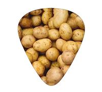 Garden Potatoes - Confezione da 12 plettri per chitarra, adatti per basso, chitarra elettrica, colonna sonora, chitarra Yukrili