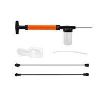 Garden Powder Sprayer - Handheld Duster with 2 Extension Poles, Multi-Purpose Indoor Outdoor Applicator for Diatomaceous Earth, Fruit Trees, Flowering Plants, Lawn, Farm, Greenhouse, Backyard Home Use