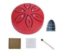 Garden Rain Drum - 3 pollici, 6 note, aggiungi un tocco ipnotizzante al tuo spazio esterno(Red)