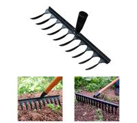 Garden Rake Head Strumento di giardinaggio in acciaio per manganese per la