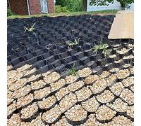 Garden Retaining Wall Grid Stabilizer Stabilizzatore for griglia di terra Griglia di ghiaia for pendio ripido/muri di contenimento/parcheggi, stabilizzatore del terreno for pavimentazioni permeabili f