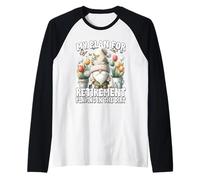 Garden Retirement Gnome For Retired Dad Playing In The Dirt Maglia con Maniche Raglan