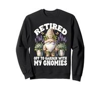 Garden Retirement Lavender Flower Gnome For Retired Mom Felpa
