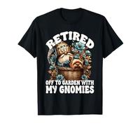 Garden Retirement Saying For Yorkie Dad And Retired Dog Mom Maglietta