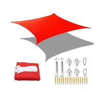Garden Sail Sun Shade Sail Rettangolo 2x3m 3x5m Garden Shelter 95% UV Block Suncreen Sollettina di Tende da Sole con Kit di Fissaggio Meteo impermea Impermeabile per Il Balcone del Cortile del Patio