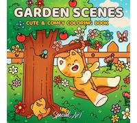 Garden Scenes: A Cute and Calming Garden-Themed Coloring Book for Quiet Escapes: 3