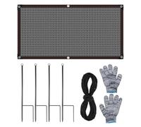 Garden Shade Cloth Outdoor Plant Protection Screen with Stakes