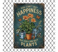 Garden Signs for Outside Waterproof - - - Retro Tags Ornaments with Plant |