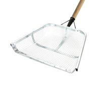 Garden Soil Sifter, Stainless Steel Sifting Shovel, Easy Grip Ergonomic Handle, Heavy-Duty Portable Strainer, Ideal for Harvesting, Planting, Weeding, 16,93 x 12,99 pollici