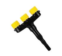 Garden Spray Head, Perforated Adjustable Heavy Duty Sprayer Nozzle, Slip Resistant Water Flow Control Attachment, Multi Mode Irrigation Head For Lawn Yard Home House Backyard Garden Watering Use