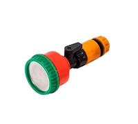 Garden Sprayer Nozzle, Atomizing Leak Proof Watering, Adjustable Misting Sprinkler Replacement Head, High Pressure Water Spray Nozzle for Lawn, Patio, Courtyard, Vegetables, Car Washing and Pet Shower