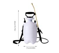 Garden Sprayer, Plant Mister with Shoulder Strap, 6.69x6.69x15.75 Inches Portable Multi-Purpose Watering Sprayer, Outdoor Fertilizer Spray Plants for Gardeners, Lawn Yard Care Irrigation Solution Use