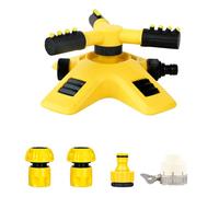 Garden Sprinkler, 2025 New Adjustable 360° Rotation Lawn Sprinkler, Expandable System, Quick-Connect, Water-Saving ABS Design for Large Gardens & Farms (0.5IN)