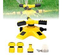 Garden Sprinkler, 360° Adjustable Automatic Rotating Water Sprinkler, Automatic Lawn Water Sprinkler, for Lawn Watering Garden Plants Lawn Irrigation (6-point set)