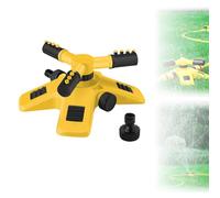 Garden Sprinkler, Adjustable 360 Degree Rotation Lawn Sprinkler, Adjustable Water Spray Range, for Garden Plants Watering and Irrigation Flowers Veggies (Tandem Nipple Fitting,1 Set)