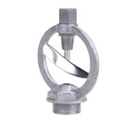 Garden Sprinkler Head - Heavy Duty Replacement | 360 gradi di rotazione Sprinkler con nozzle per irrigazione, fiori letti, vegetabili, farm, grass, crops, Lawn, giardino acqua, uso esterno