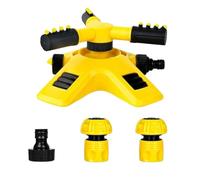 Garden Sprinkler,Water Sprinkler for Garden-Motion Activated Adjustable 360 Degree Rotation Lawn, for Plant Irrigation and Kids Playing (B,1 inch water connection)