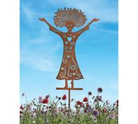 Garden Stake Metallo Statuetta Dea Giardino Fantasy Bronzo 3 Foot