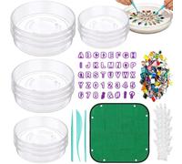 Garden Stepping Stone Molds - 4 Sizes - Number Letter Tile Forms - DIY