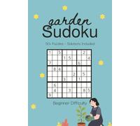 Garden Sudoku Puzzle Book for Adults - Beginner Difficulty: Super Easy Gardening Themed Sudoku | Perfect Starter Gift for New Gardeners | 6x9 inches, 110 Pages | 50+ Puzzles | Solutions Included