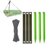 Garden Support Kits - Secure Stump, Versatile Ground Stake, Reliable Patio Plant Protector, Outdoor Landscape Fastener | Weather Resistant Windproof Tie Down Set For Yard Soil Grass