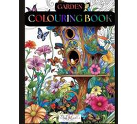 Garden themed Adult Colouring Book