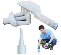 Garden Tool Set, Heavy Duty Gardening Hand Tools, Manual Weeder Remover with Ergonomic Grip, Durable Planting and Transplanting Supplies for Farm, Flower Bed, Backyard, or Outdoor Garden Care