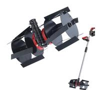 Garden Tractor Plow, Disc Harrow | Aratro per giardino robusto equilibrato,Scarice di prato di precisione resistente all'erosione Ruota per diserbo per il paesaggio 'agricoltura di Orchard Farm Garden