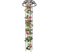 Garden Trellis Climbing Plants, Mushroom Top Round Trellis, Vegetable Support Frame, Heavy-Duty Weather-Resistant Metal, For Vine Bean Cucumber Zucchini Grape Rose Clematis Outdoor