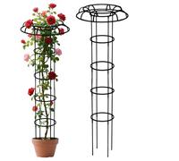 Garden Trellis For Climbing - Artistic Landscaping Pole,All-Season Stability Potted Plant Support Garden Trellis -Adjustable For Flowers Pea Bean Tomato Courtyard Greenhouse Window Sill Balcony