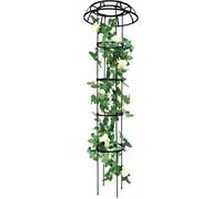 Garden Trellis for Climbing Plants, Mushroom Top Round, Vegetable Support Frame, Ideal Vine Bean Cucumber Zucchini Grape Rose Clematis Gardening and Plant Growth