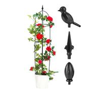 Garden Trellis For Climbing Plants Outdoor, Rustproof Rose Climber Rack | Climbing Plant Supports For Gardeners Hobbyists Growers Balcony Patio Deck Home Apartment Raised Bed Vegetables Fruits