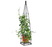 Garden Trellis, Heavy Duty Metal Plant Support Frame, Rustproof Tower Structure For Climbing Plants, Vines, Flowers, Cucumber, Outdoor Gardening, Patio, Balcony, Greenhouse, Potted Plants, Backyard