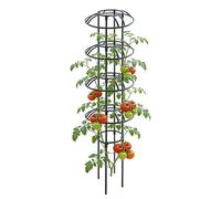 Garden Trellis - Metal Plant Support, Rustproof Obelisk Structure with Frame Design, Rose Trellis, Plant Supports Cage, Vine Support System for Potted Clematis Jasmine Flowers Fruits Vegetables