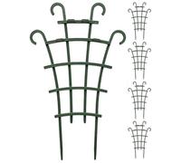 Garden Trellis - Monstera Climbing Stakes, 5 Pieces Plant Vertical Growth, Potted Support Ladder | Greenhouse Vine Extension Lattice for Outdoor Pots Flowers Vine Ivy Pothos Peas Peppers Tomatoes